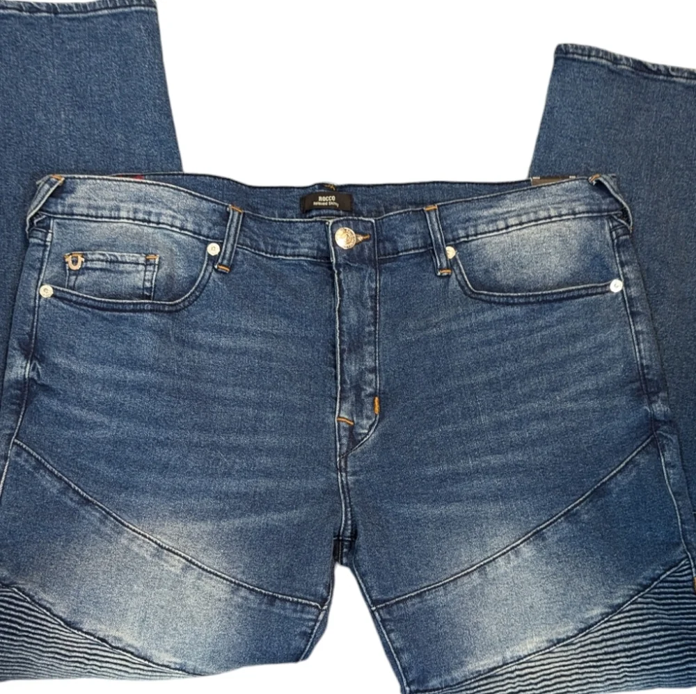 True Religion The Rocco Moto Skinny Jean...Size 40/32